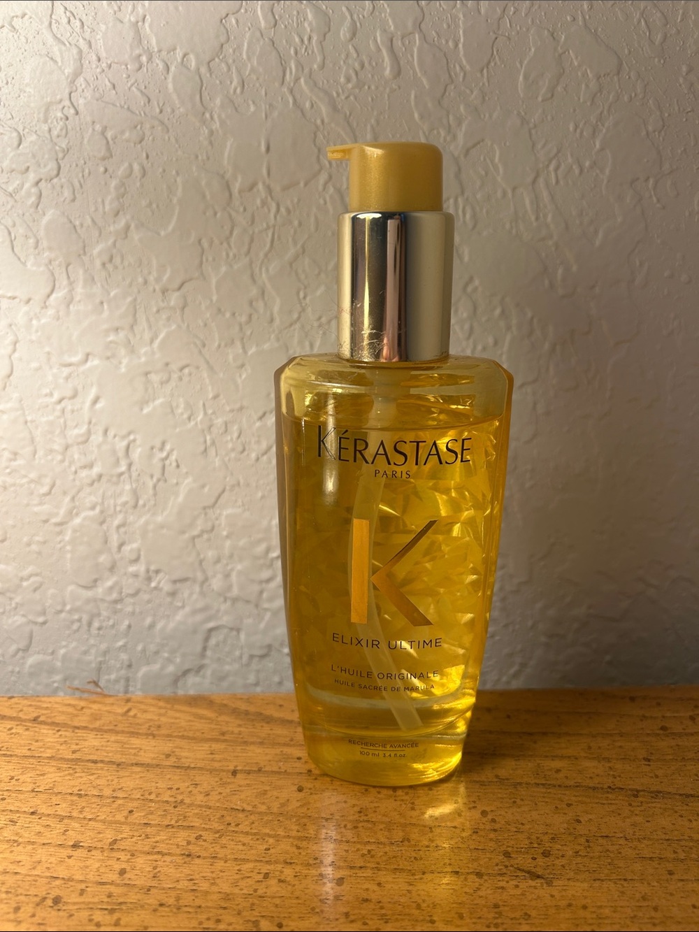 Elixir Ultime Yellow Nourishing Face & Hair Oil 90% full